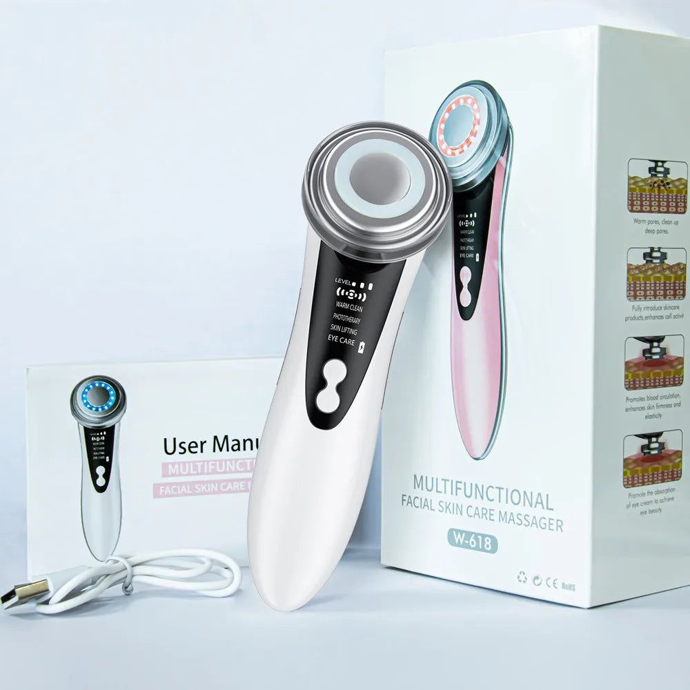 5 In 1 Rejuvenation LED Facial Massage