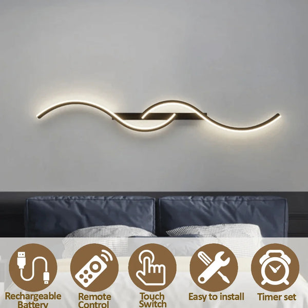✨ LumiWall™ Modern LED Wall Lamp