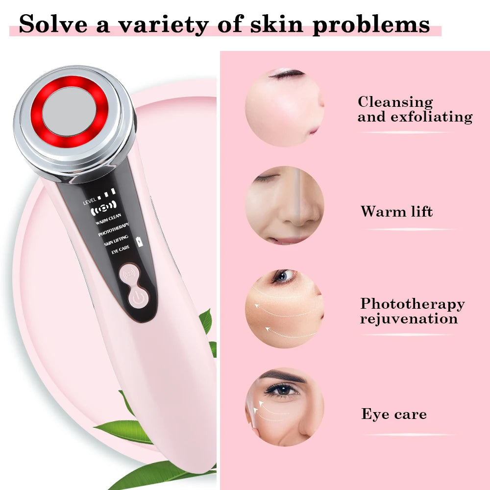 5 In 1 Rejuvenation LED Facial Massage